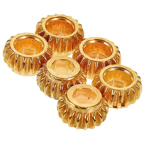 SUPVOX Guitar Headstock Tuning Pegs 6 Pack 1:18 Ratio Gears Acoustic Guitar Tuner Knobs Easy to Install for Musicians