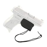 Sheath Trigger Guard Holster Black With Paracord - Minimalist Pocket Safety Cover for Glock&comma; Ruger&comma; Smith and Wesson&comma; Springfield&comma; Taurus&comma; Sig and More