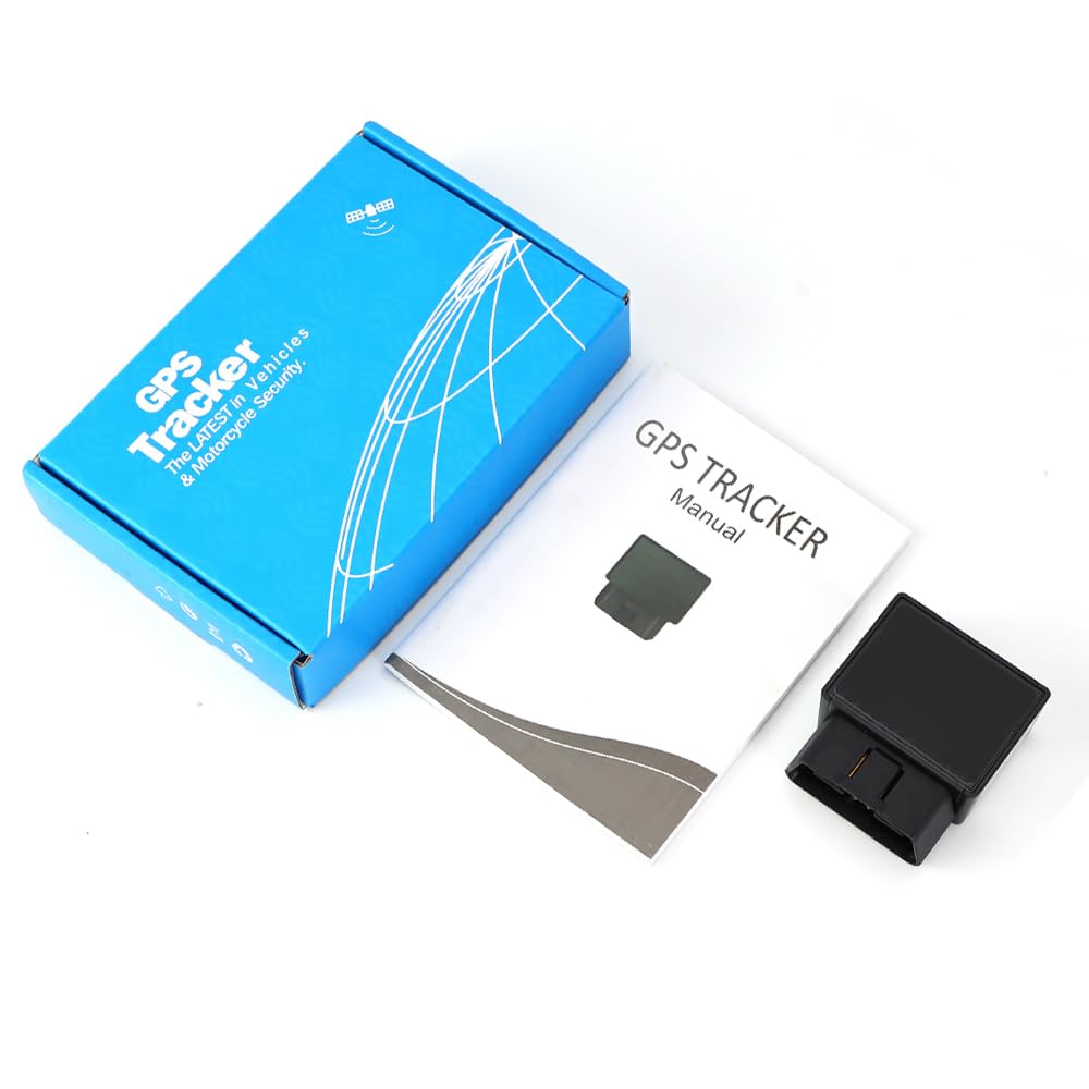 TKMARS GPS Tracker 4G OBD2 Stecker für Auto, Fahrzeuge, LKW, Diebstahlschutz Online weltweit mehrere Alarmmodi Echtzeit-Tracking mit kostenloser App ohne ABO