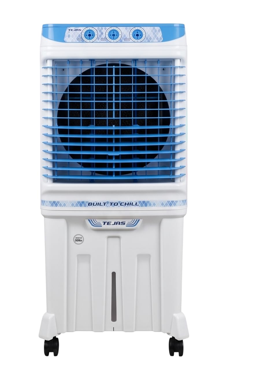 100 L Portable Air Cooler for Home, with Densenest Honeycomb Pads, High Air Delivery (Blue)-image-0