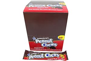 Goldbergs Peanut Chews Original Dark Bar .6oz (Pack of 24)