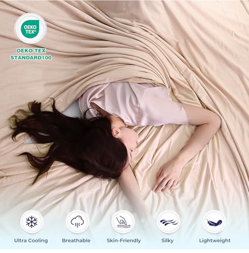 Image of Luxear Cooling Blanket for Summer Throw Arc-Chill 3.0, 200x220cm,Beige
