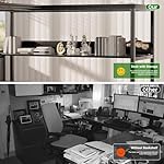 Unikito Reversible L Shaped Desk with Magic Power Outlets and USB Charging Ports, Sturdy Corner Computer Desk with Storage Shelves, Gaming Table Home Office Desk, Easy to Assemble, Black - Image 5