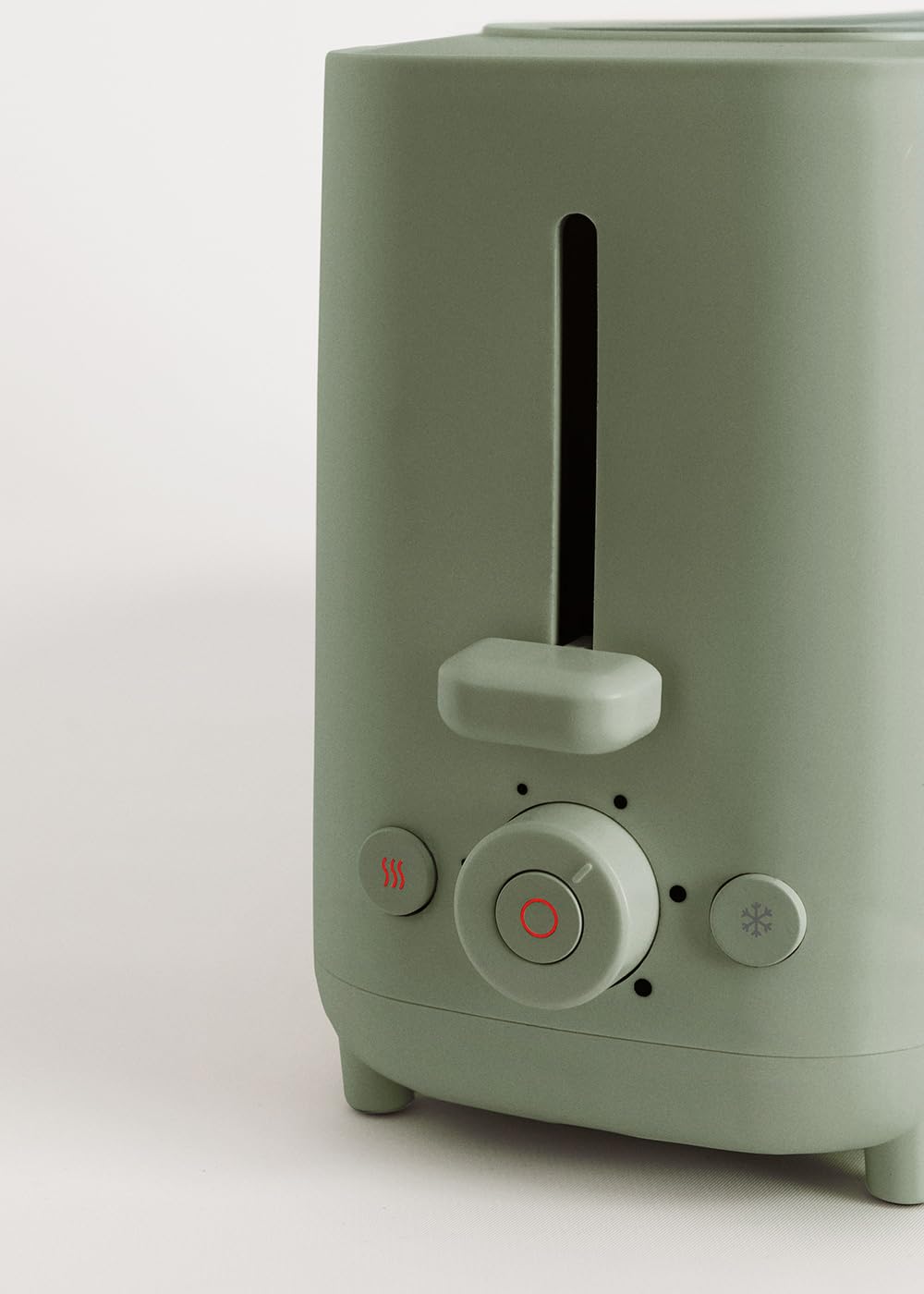 CREATE/TOAST STUDIO XL/Tostador de pan verde sage / 6 Niveles de potencia, bandeja recogemigas, termostato, descongelación, sistema de seguridad, 950W