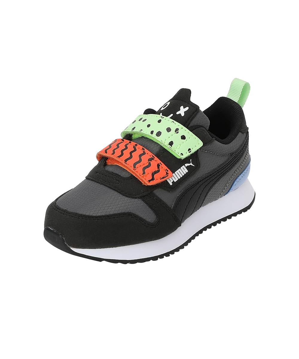Puma Unisex-Kid R78 Mix mtch V PS Cool Dark Gray-Black-White Sneaker - 13 UK (39256502) (B0BL7M28WL) Amazon Price History, Amazon Price Tracker