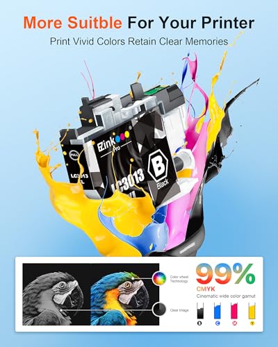 Image of E-Z Ink Pro Compatible for Brother LC3011 Black LC3013 Ink Cartridges BK