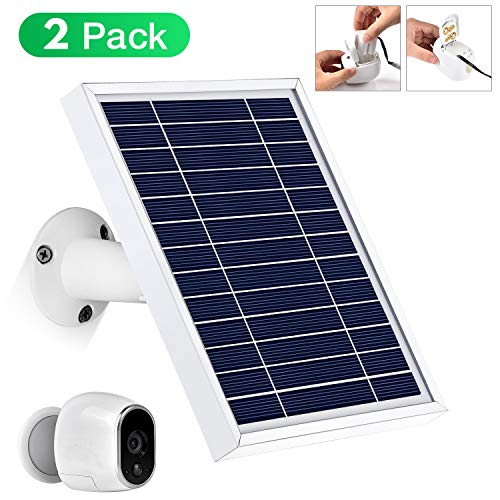 2PACK Solar Panel Compatible with Arlo HD ONLY, Continuously Power Your Arlo HD