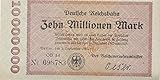  Deutsches Reich Pick-Nr: S1014d Inflationsgeld der Deutschen Reichsbahn Berlin gebraucht (III) 1923 10 Millionen Mark (Banknoten für Sammler)
