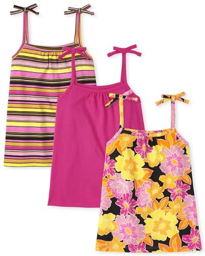 The Children's Place Girls' Sleeveless Tie Shoulder Tank Top