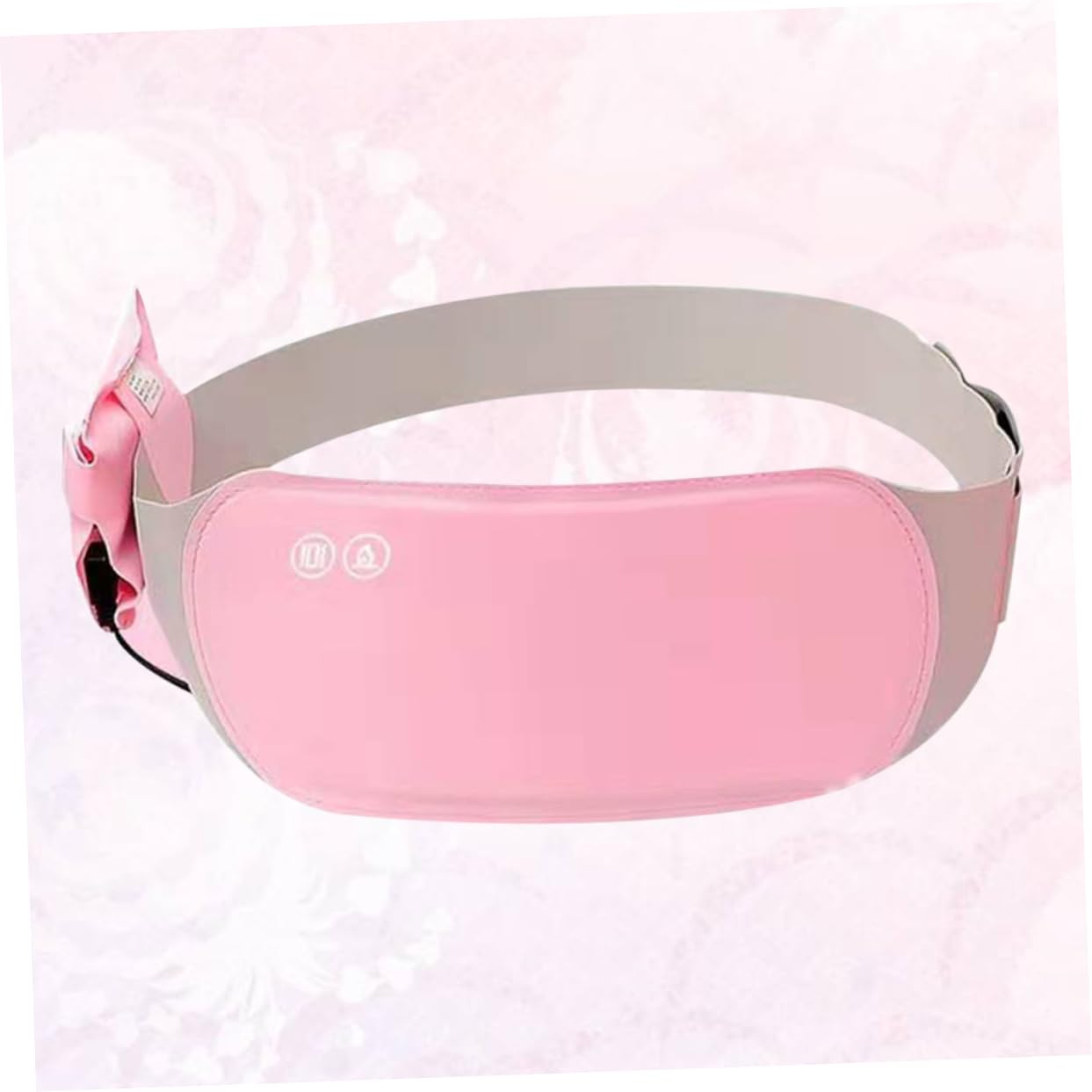minkissy Wärmender Taillengürtel aus Elastischem Material in Rosa mit Massagefunktion Leichter Beheizbarer Bund mit Kasten Leicht zu Tragen und Einfach zu Bedienen Speziell für Damen