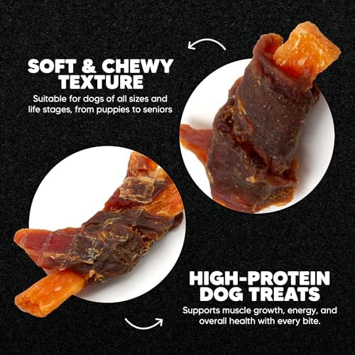 Premium Feeders Sweet Potato & Duck Twists Dog Treats 1 kg – Duck Jerky High-Protein Chewy Training & Reward Treats – Natural, Low Fat, Digestible – for All Breeds - 4