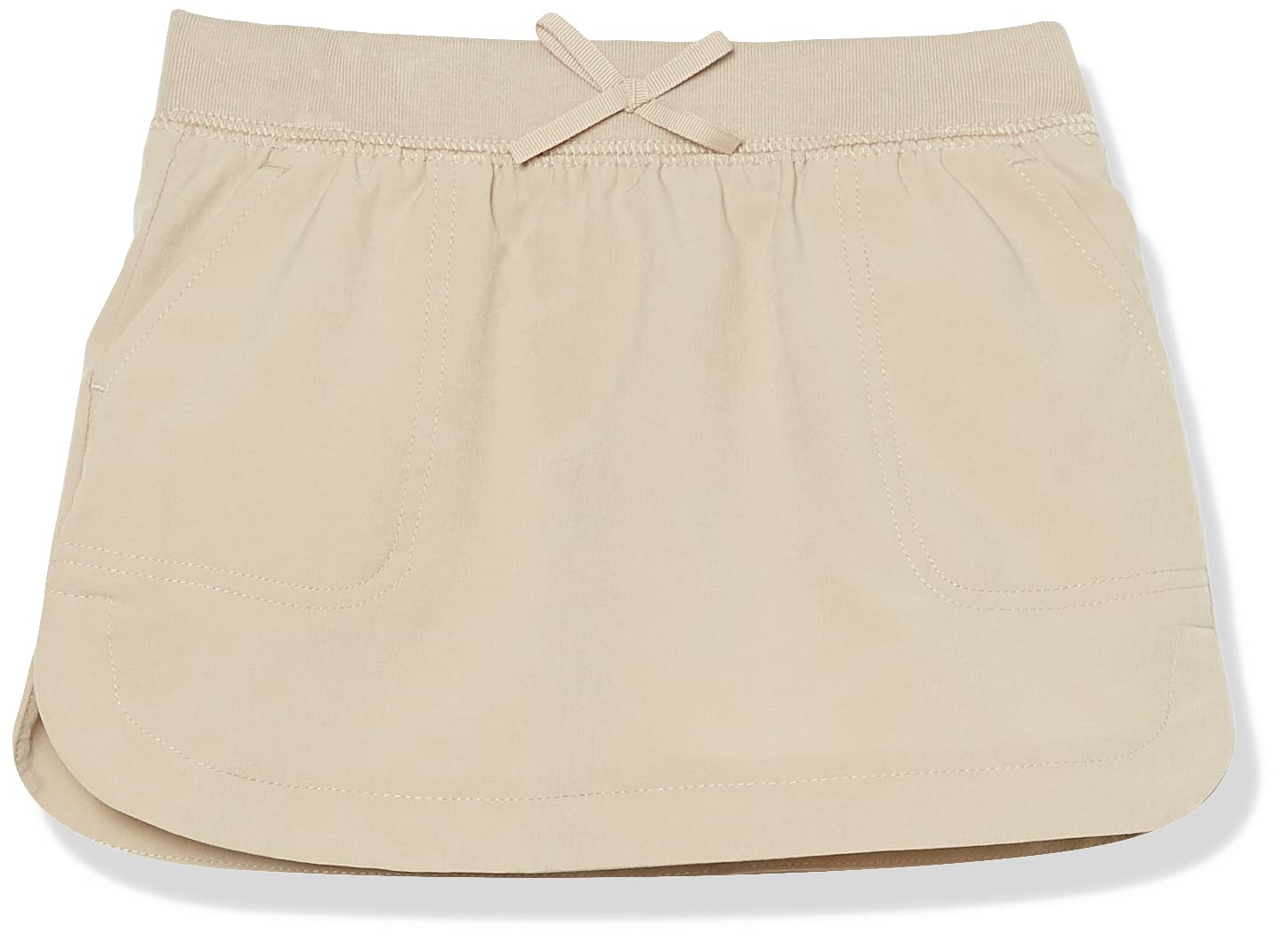 Nautica girls School Uniform Performance Scooter Skirt With Undershorts Pull-on Knit Waistband Functional Pockets