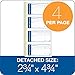 Adams Write 'N Stick Message Pad, 2-Part, Carbonless, Blue, 5-1/4