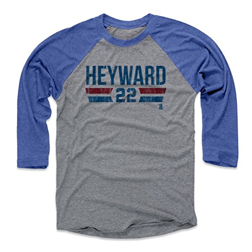 500 LEVEL Jason Heyward Tee Shirt (Baseball Tee, X-Small, Royal/Heather Gray) - Jason Heyward Font B