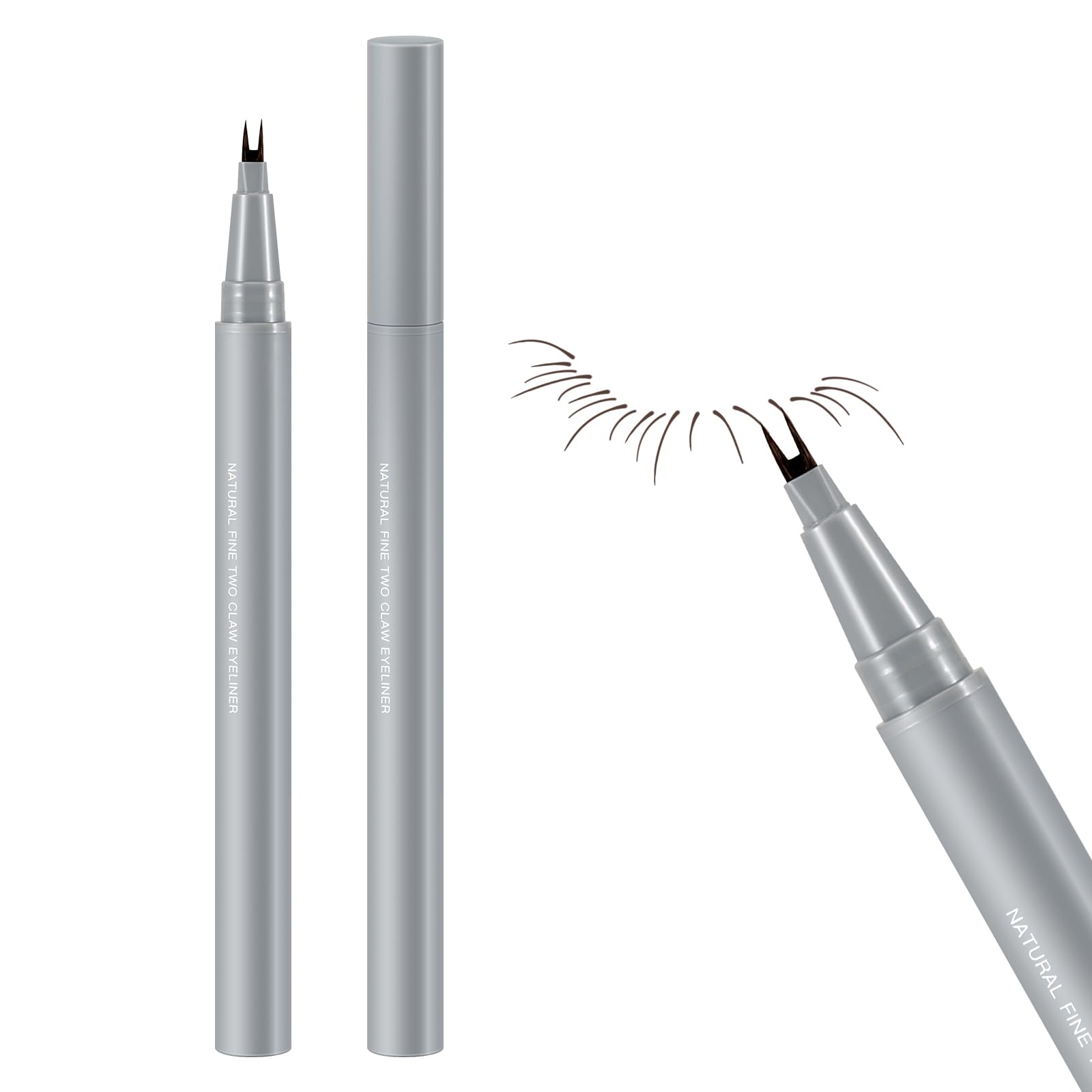 BoobeenLower Eyelash Pencil, Double Tip Lower Eyelash Liner, Waterproof Liquid Eyeliner Pen, Precise Definition, Create to Natural Look Manga Lashes