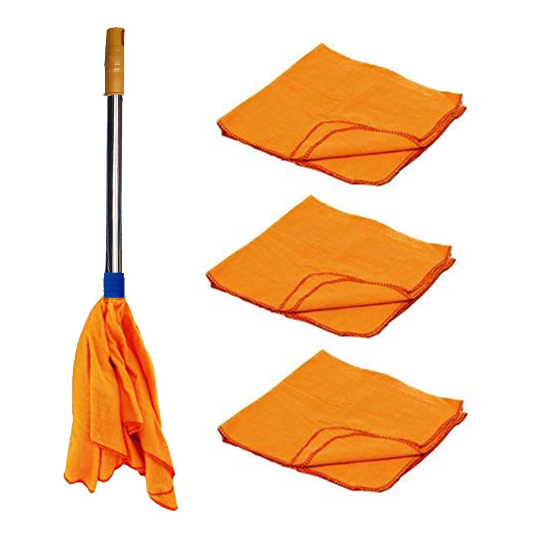 Cloud7 Dusting Cloth with Stainless Steel Handle (Phatka - 1 Pcs.) and High Density Dust Cleaning Cloths ( Pack of 3) Combo Set (B09VDVCJTF) Amazon Price History, Amazon Price Tracker