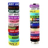 Non-Skid MOD Silicone Ring Electronic Cigarette Silicon Vape Ring For Mechanical Mods E Cig Accessories Silicone Rings Pack of 10