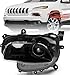 Sagnod Auto Headlight compatible with 2014-2018 Jeep Cherokee Left Driver Side
