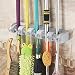 Produktbild Gearmax Mopp und Besenhalter,Besenhalter, Gerätehalter, Wandhalterung, Werkzeughalter, 5 Positionen mit 6 Haken, Kompakt & Clean Design Wand Organizer, ein Muss für jeden Familien Habe