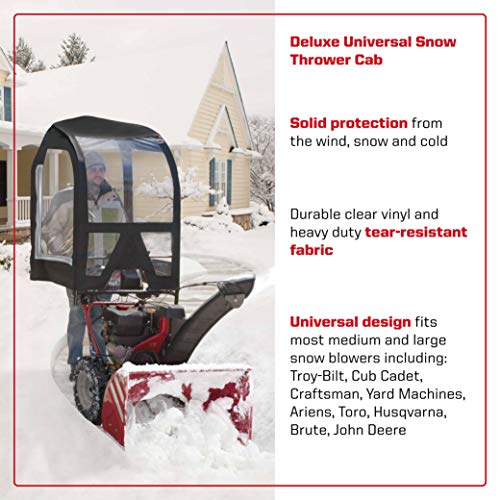 Arnold 490-241-0032 Univ Snow Thrower Cab, Black - Image 3