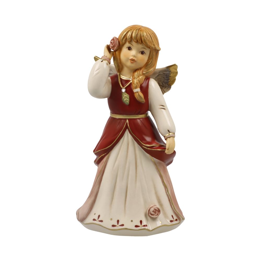 Goebel Angel Figurine Decorated for the Festival – Bordeaux Heavenly Messengers Christmas