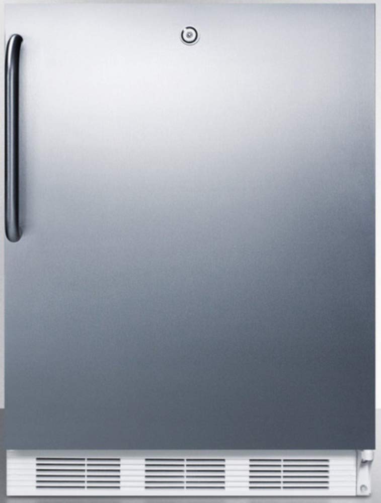 Summit Appliance VT65MLCSS 3.5 cu ft Upright Freezer Stainless Steel