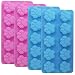 Produktbild pattes de silicone de qualité alimentaire Moule, Sourceton Lot de 4 packs réutilisables pattes Ice Candy Chocolat Moule à gâteau, four, congélateur, lave-vaisselle