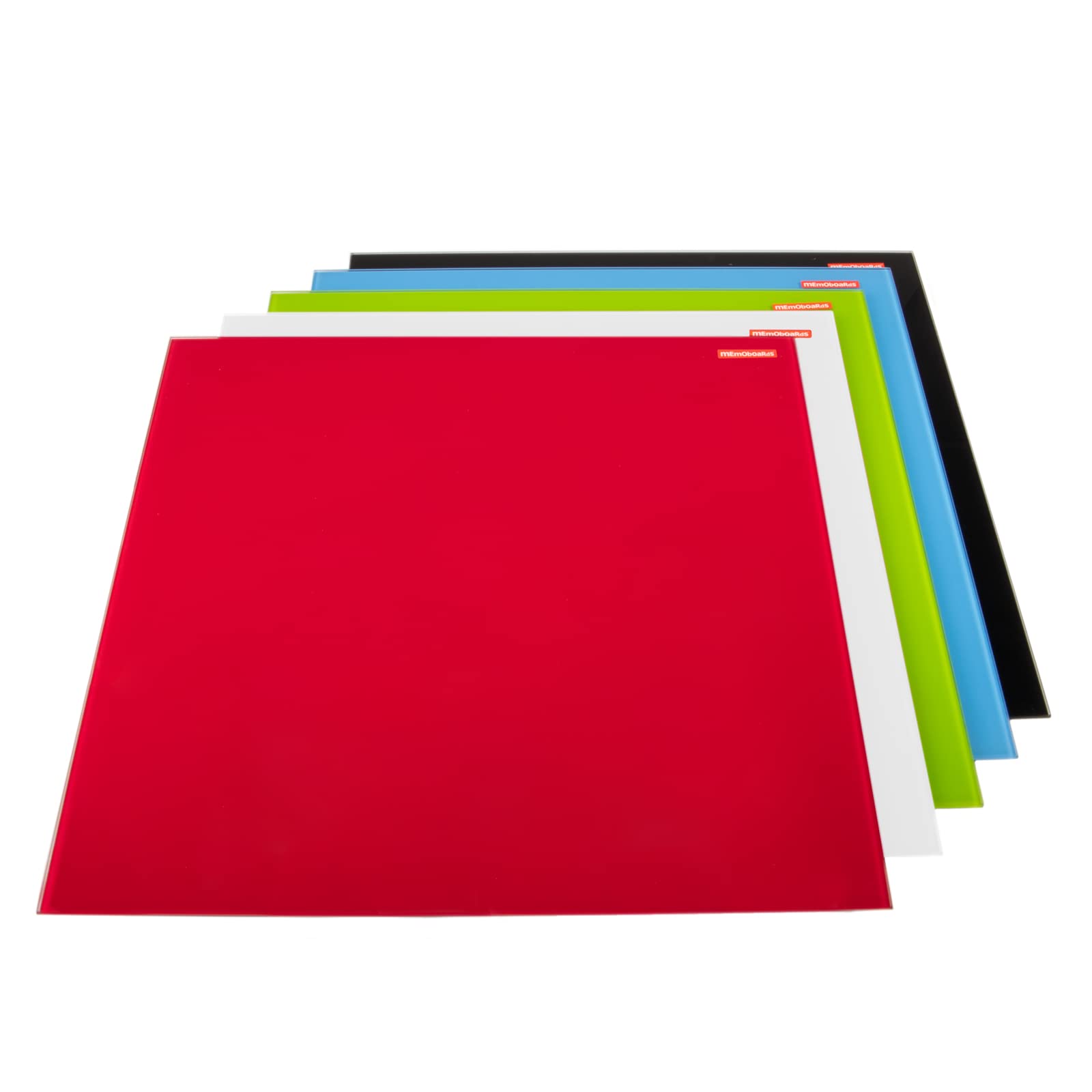 magnets4you Glas-Magnettafel/Magnetboard mit Stift und Magneten Weiß | 45 x 45 cm | beschreibbar | für Küche, Wohnen und Büro…