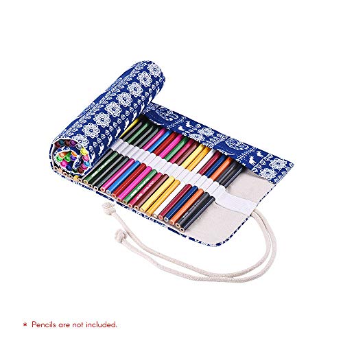 PKA - Estuche de lona para lápices, 36 agujeros y 72 agujeros para artistas