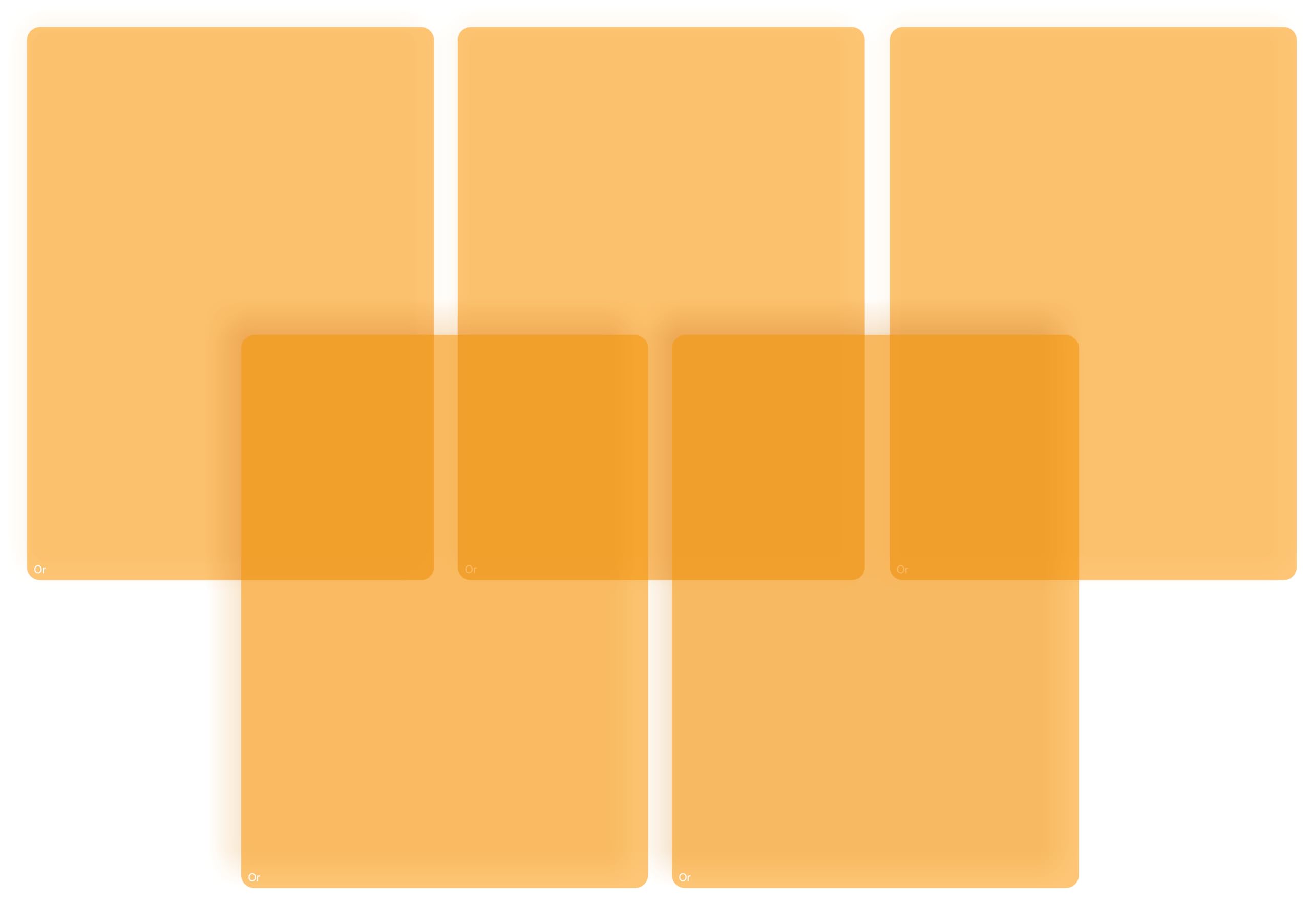 Crossbow Education Tinted A5 Half Page Overlays (Pack of 5) - Dyslexia And Visual Stress Specialists (Orange)