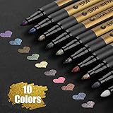 🌻Pluma de alta calidad: la punta de 2 mm es de tamaño moderado, la punta no se dividirá. La escritura es suave, la punta de la pluma es exquisita y no hay rebabas en la tinta. Ancho de línea ancho, más conveniente para graffiti.