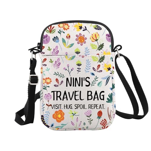 WCGXKO Nini Crossbody Bag Nini Travel Bag Mother’s Day Gift Beat Nini Ever Gift for Nini Grandma