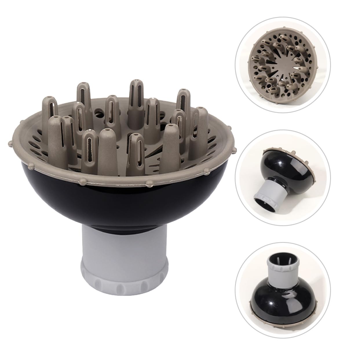 Healeved Hair Dryer Cover Salon Hair Dryer Diffuser Blow Nozzle Disperse Wind Create Sculpted Styles