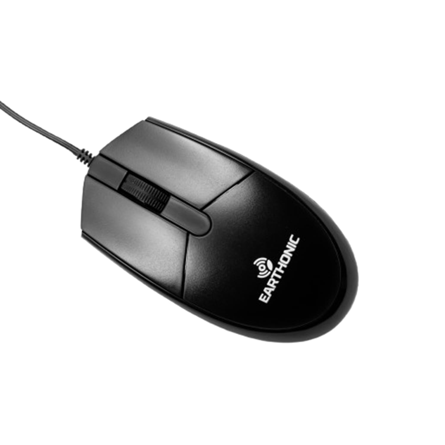 EARTHONIC WM-100-E 1.5M Wired Mouse Plug & Play USB Mouse, 1000 DPI Precise Control, 3 Button Design with Plug & Play for Windows/Mac – Black-picture-20