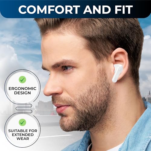 PHILIPS TWS Bluetooth 5.3 Wireless Earbuds, 13mm Drivers, AI Microphone for Clear Calls, IPX4 Waterproof, 15 Hours Playtime, Compatible with iPhone, Android and Bluetooth Devices PHILIPS TWS Bluetooth 5.3 Wireless Earbuds, 13mm Drivers, AI Microphone for Clear Calls, IPX4 Waterproof, 15 Hours Playtime, Compatible with iPhone, Android and Bluetooth Devices
