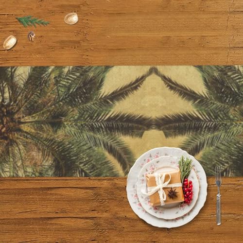 Chemin de table en lin pour nappe de cuisine et décoration de fête - 6
