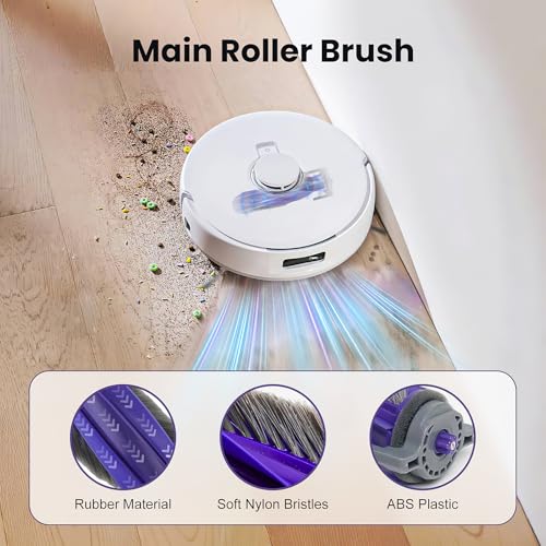 Image of 16 Pcs Replacement Accessories kit for Narwal Freo Pro Robot Vacuum Cleaner | 1 Main Roller Brush, 2 Dust Bags, 2 Hepa Filters, 4 Mop Pads, 6 Side Brush, 1 Clean Tool, Narwal Freo Pro accessories