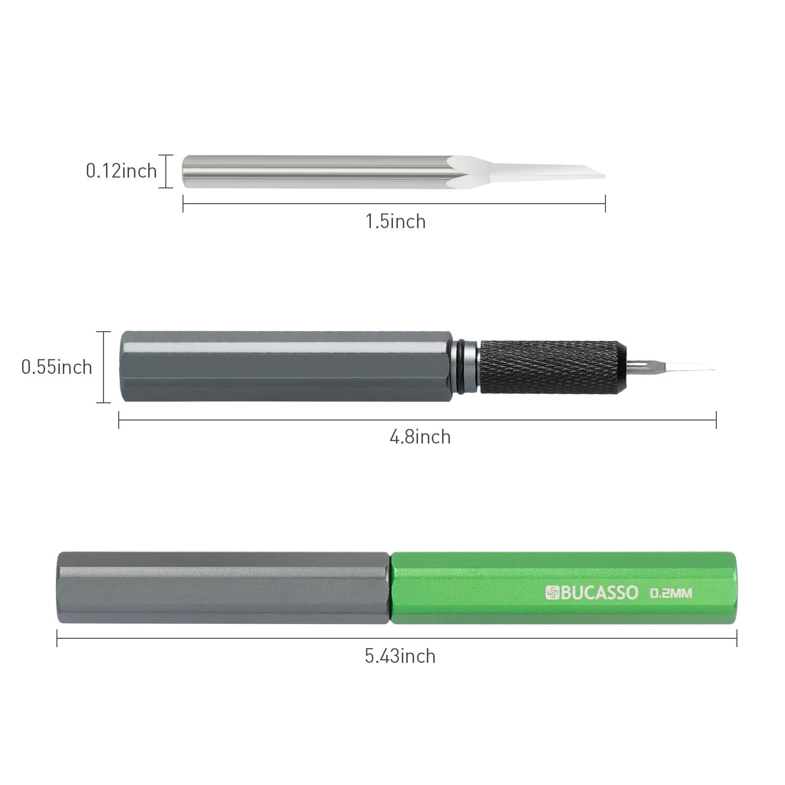 Model Scriber, Line Scriber with Tungsten Steel Blades, Model Scribing Tool for Modeling Hobby, RG Scale Model, Gundam Model Kit, Plastic Models, Resin GK Carved Engraved Lines (0.2MM) — Amazon image 5