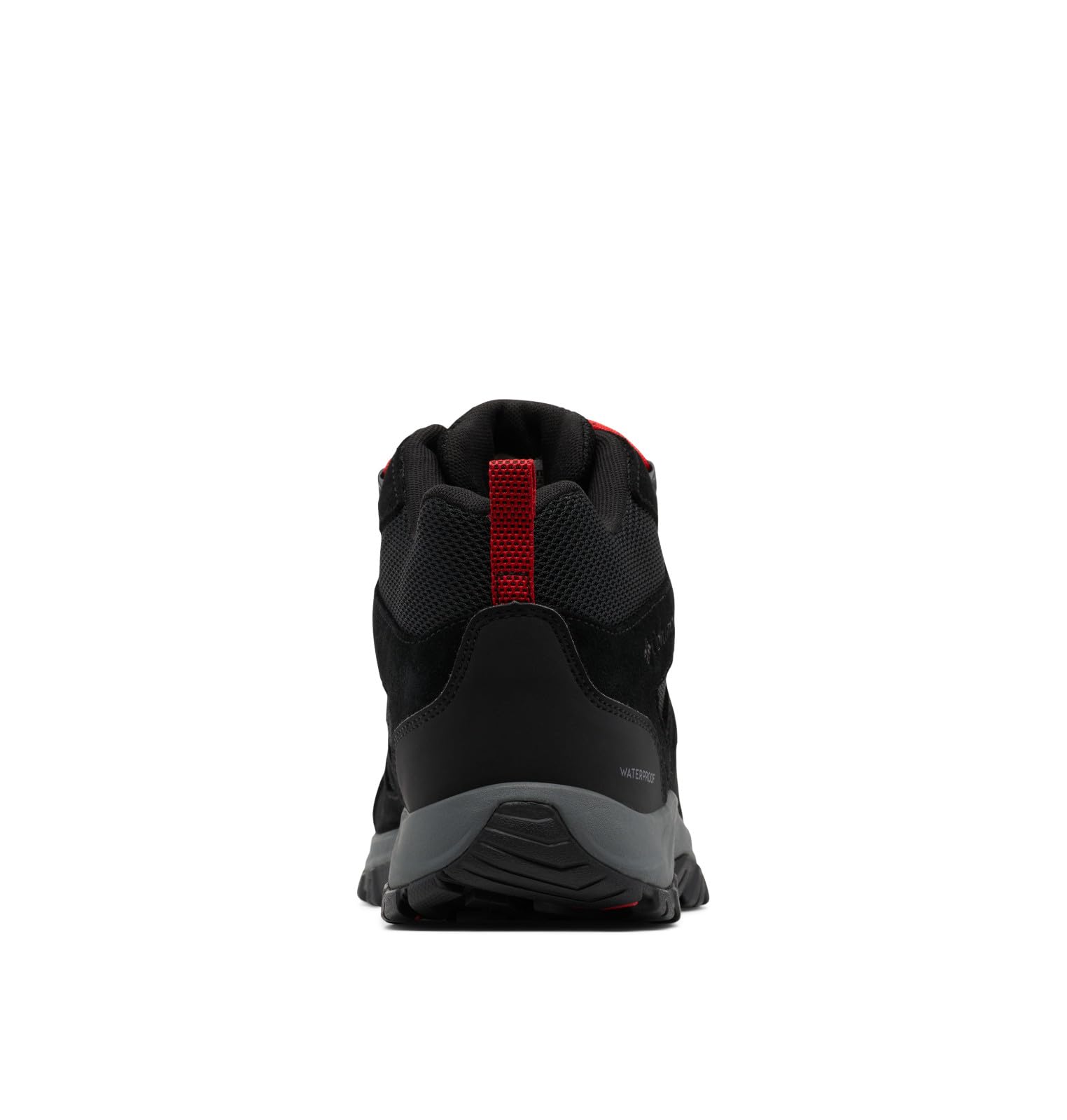 Columbia REDMOND III MID WATERPROOF Chaussures Montantes De Randonnée Et Trekking imperméables Homme, Noir (Black x Mountain Red), 42 EU