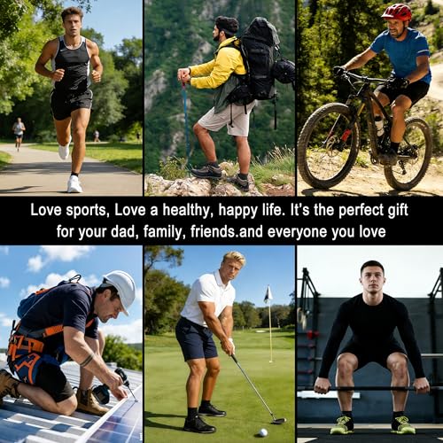 Image of Gonii Mens Athletic Ankle Socks 5-Pairs | Running,Hiking,Sports,Workout,Gym,Golf,Blister Defense,Cushioned,Arch Support,Compression,Comfortable,Quarter