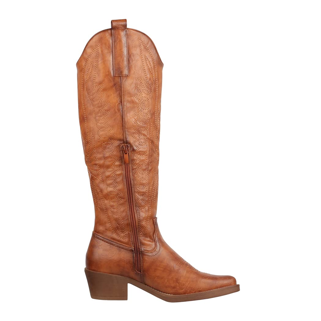 Elara Damen Cowboystiefel Chunkyrayan