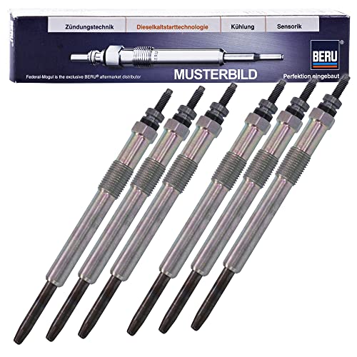 6x Glühkerze Original BERU Duraterm GE105