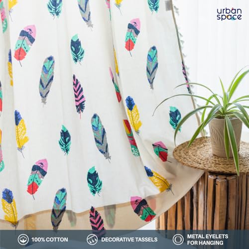 Urban Space Store Urban Space 100% Cotton Door Curtain 7x4 1 Pieces - Image 5