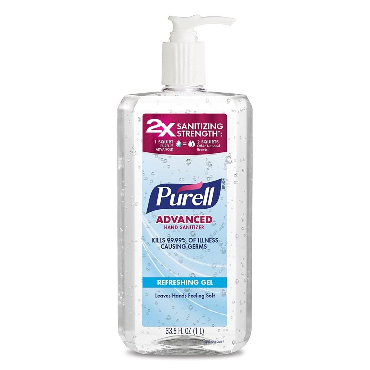 Purell Advanced Hand Sanitizer Refreshing Gel 2 oz (Pack of 12)