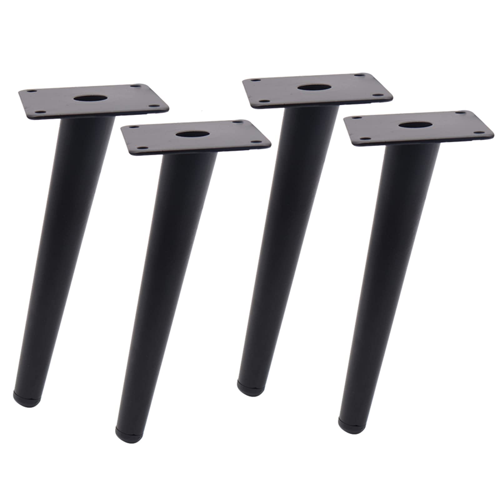 Patas de metal para muebles con diseño cónico reemplazable para armarios, 4 unidades