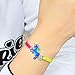FUN JEWELS 1PC Fairy Tale Cute Unicorn Charm Color Change Mood Bracelet Gift For Girls