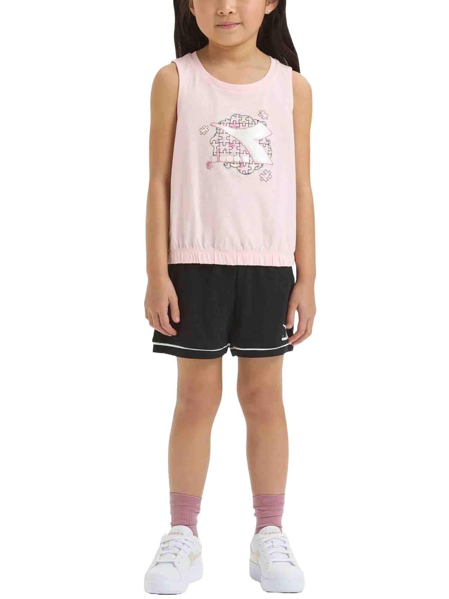 Diadora Completino Smanicato Puzzles Girl Completini