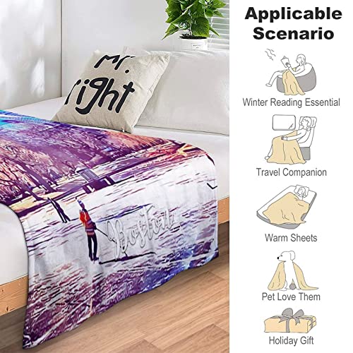 Couverture en flanelle Boston légère et pelucheuse pour lit - 7