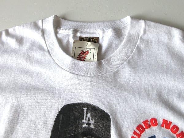 90s 野茂英雄 三振 ストライクアウト USA製 Tシャツ NUTMEG 90s 野茂