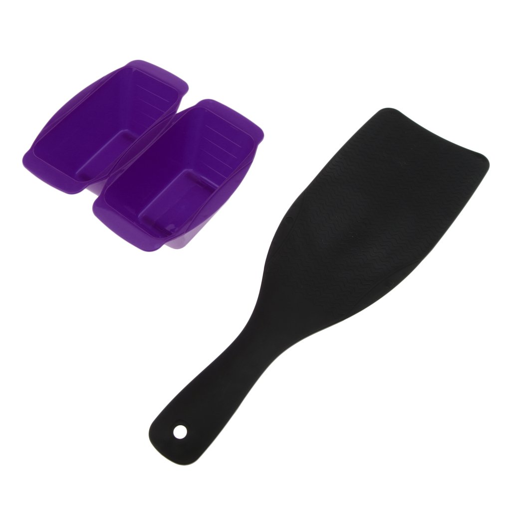 Losa Highlight Balayage Board Paddle + 2 Detachable Hair Coloring Bowls Purple-picture-21